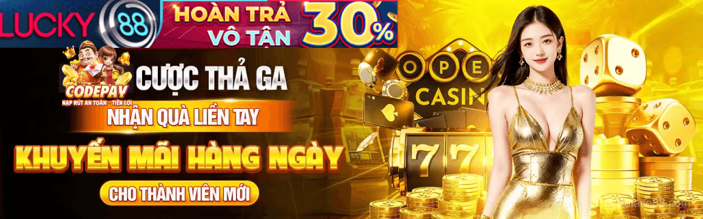 Lucky88 - Game slots may mắn với giải thưởng khủng
